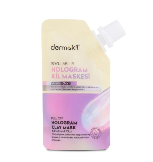 DERMOKİL SOYULABİLİR HOLOGRAM KİL MASKESİ 50 ML
