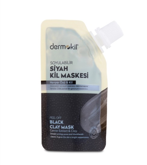 DERMOKİL SOYULABİLİR SİYAH KİL MASKESİ 50 ML