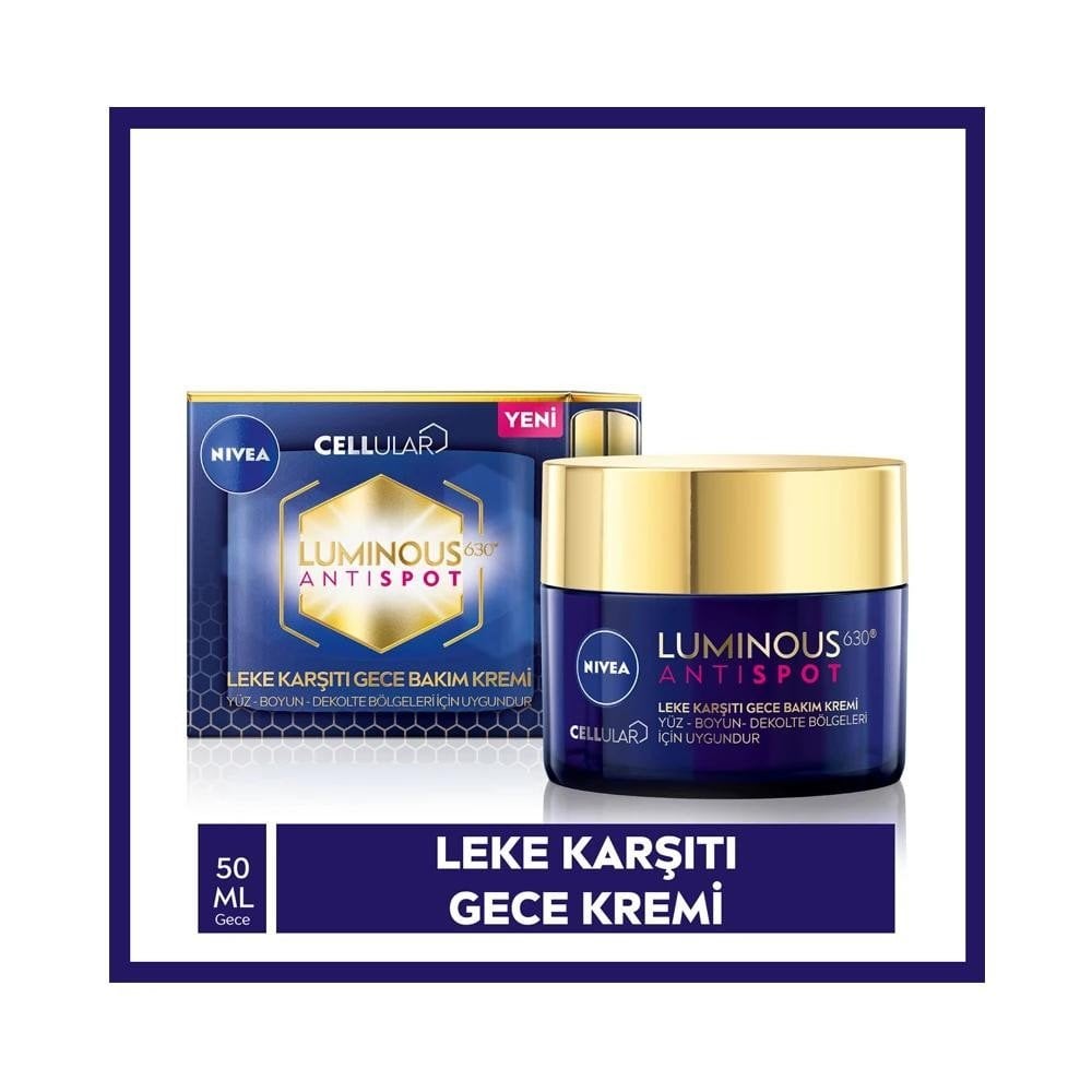 NİVEA CELLULAR LUMİNOUS LEKE KARŞITI GECE KREMİ 50 ML