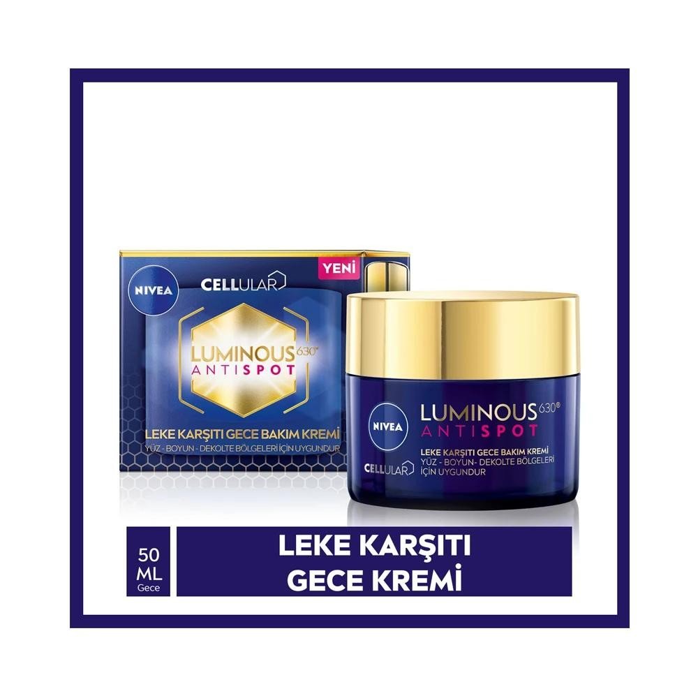 NİVEA CELLULAR LUMİNOUS LEKE KARŞITI GECE KREMİ 50 ML