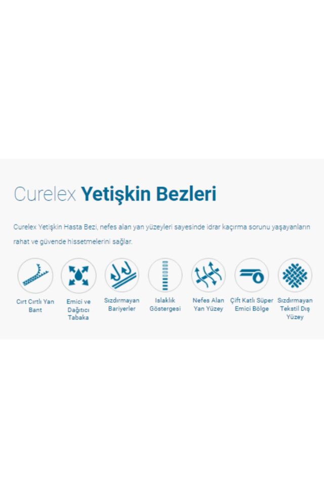 CURELEX BELBANTLI HASTA BEZİ MEDİUM 30'LU