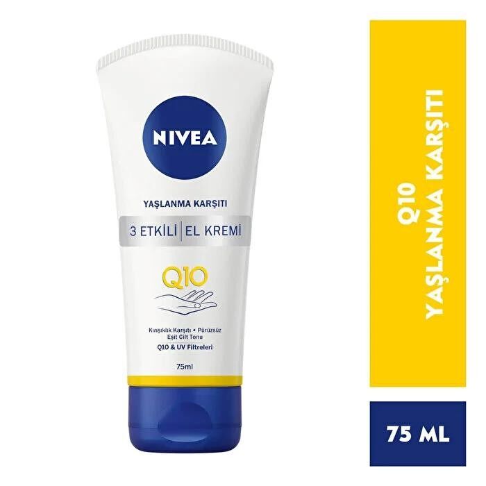 NIVEA EL KREMI Q10 YASLANMA KARSITI75ML