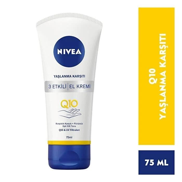 NIVEA EL KREMI Q10 YASLANMA KARSITI75ML