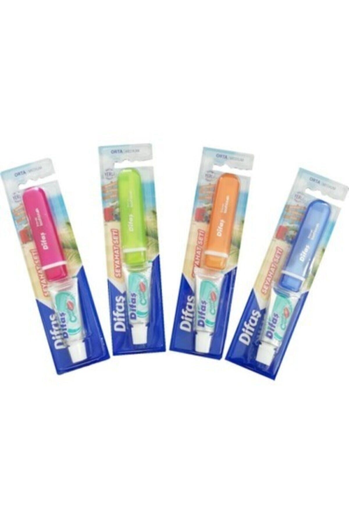 DİFAŞ DİŞ FIRÇASI + DİŞ MACUNU SEYAHAT SETİ