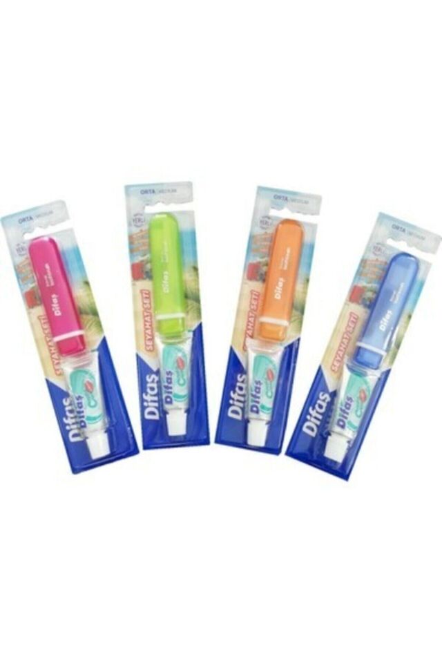 DİFAŞ DİŞ FIRÇASI + DİŞ MACUNU SEYAHAT SETİ