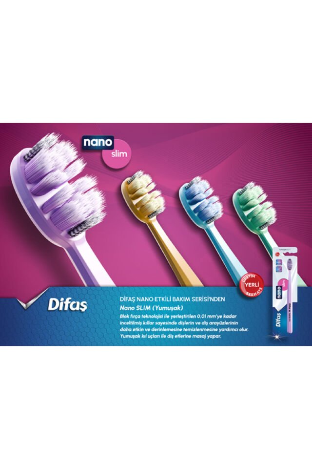 DİFAŞ NANO SLİM DİŞ FIRÇASI YUMUŞAK