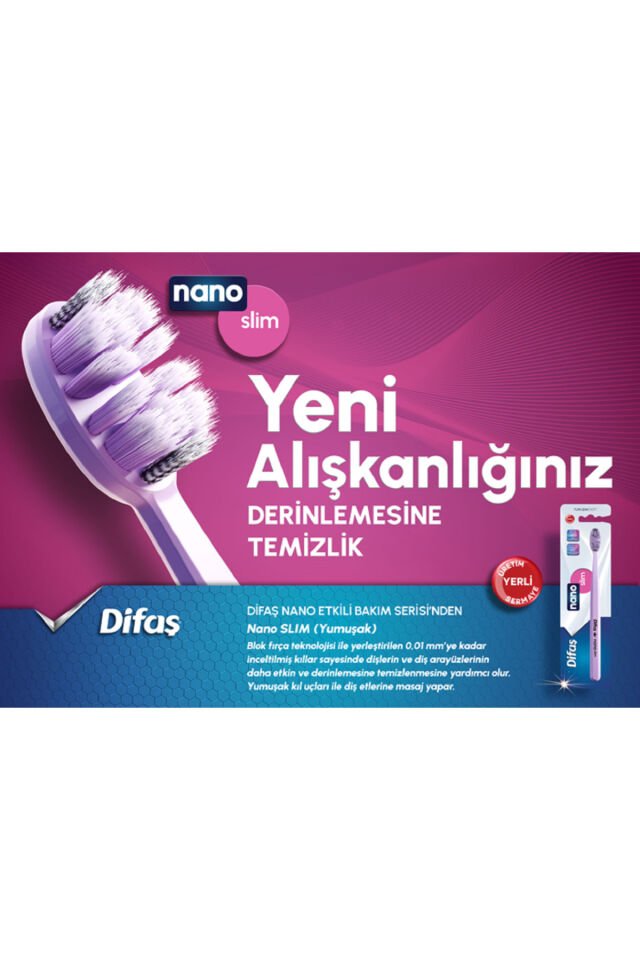 DİFAŞ NANO SLİM DİŞ FIRÇASI YUMUŞAK