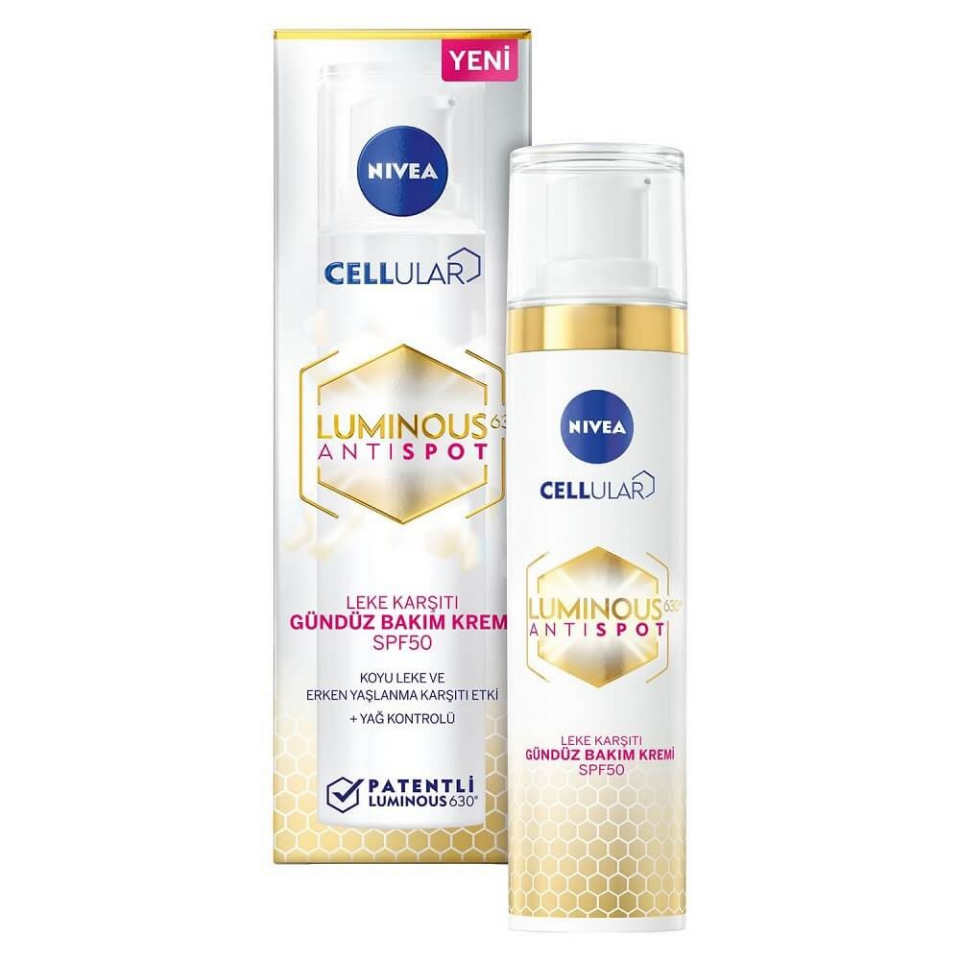 NİVEA CELLULAR LUMİNOUS LEKE KARŞITI GÜNDÜZ KREMİ SPF50 40 ML