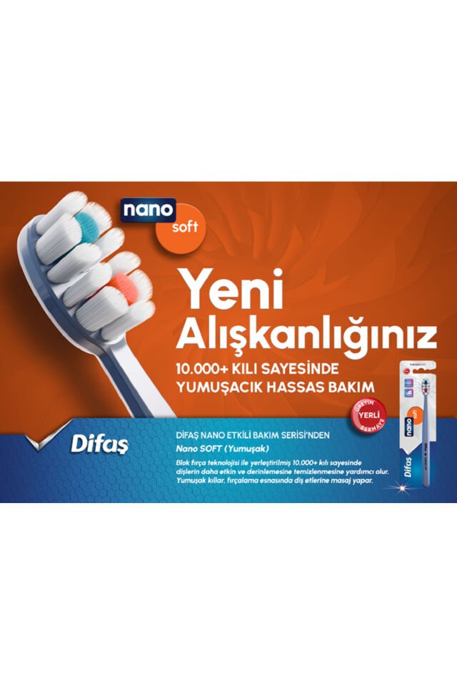 DİFAŞ NANO SOFT DİŞ FIRÇASI YUMUŞAK