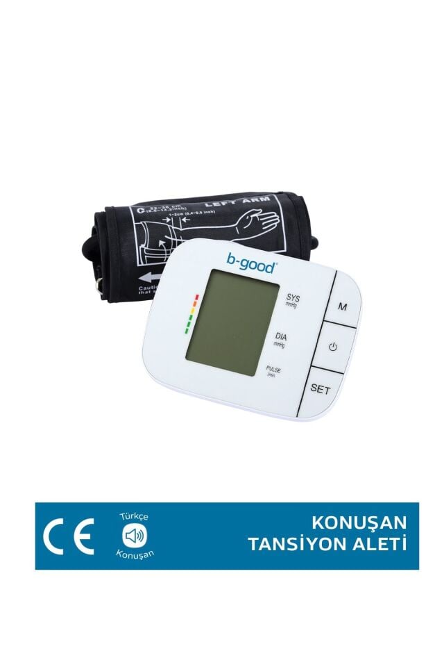 B-GOOD KONUŞAN KOL TİPİ TANSİYON ALETİ