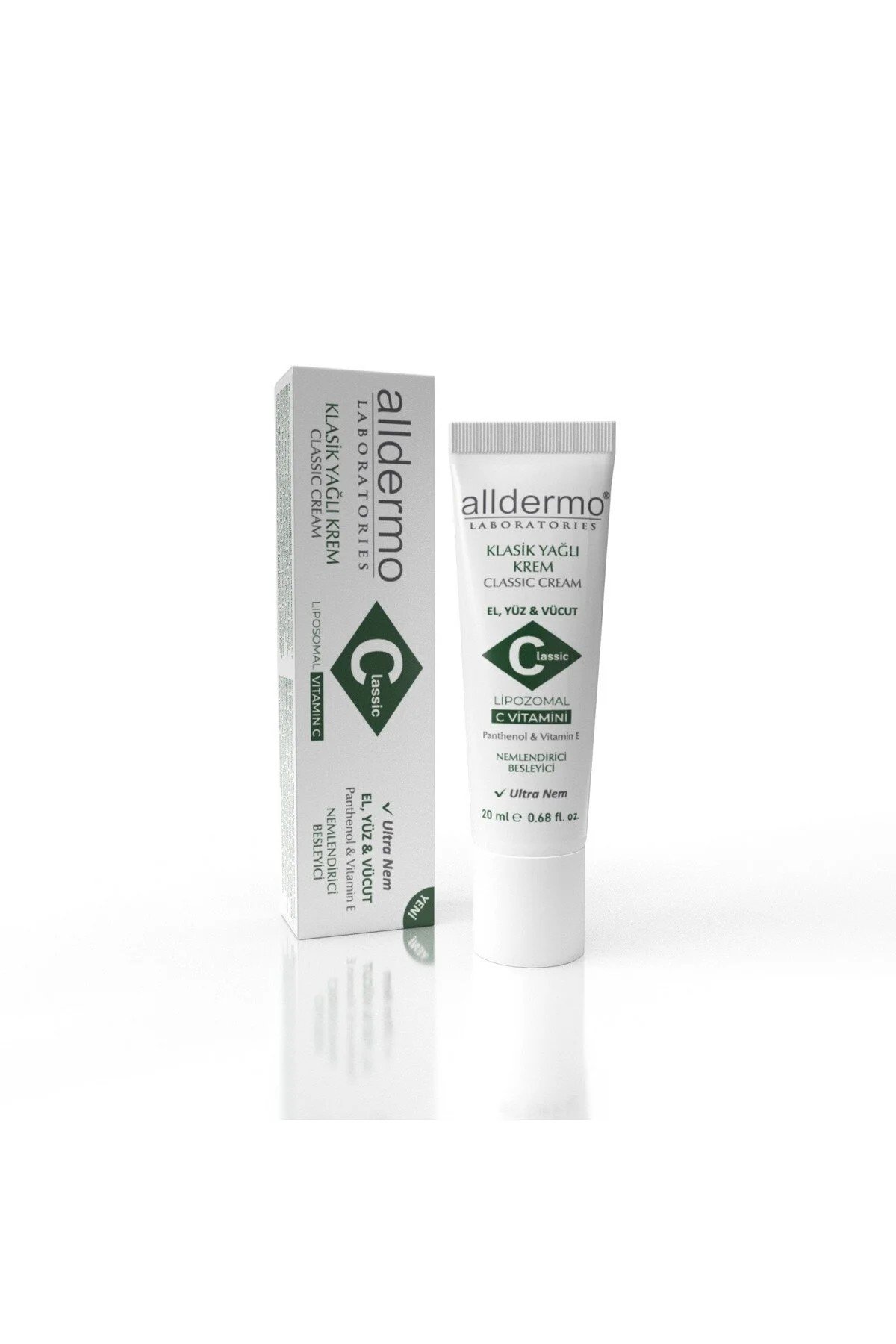 ALLDERMO KLASİK YAĞLI C VİT BAKIM KREMİ 20 ML