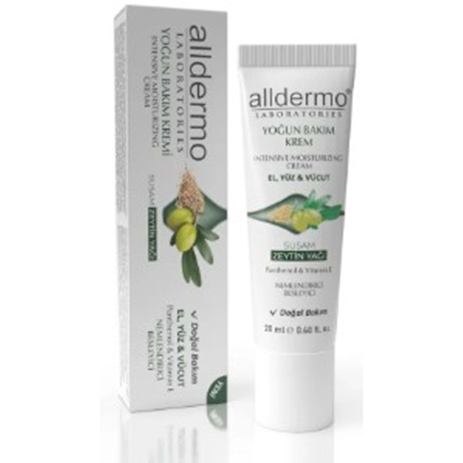 ALLDERMO YOĞUN BAKIM KREMİ ZEYTİN YAĞI SUSAM 20 ML