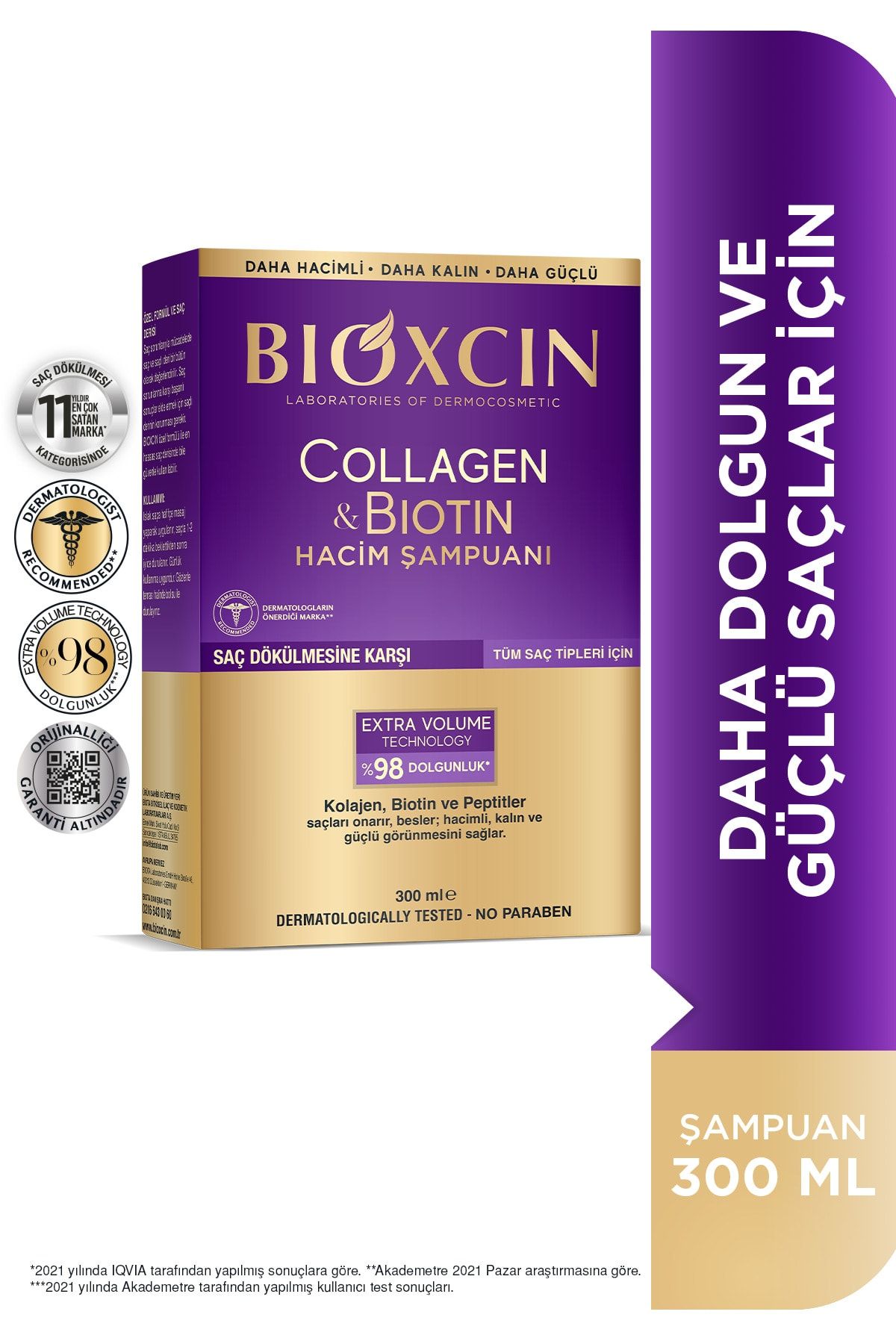 BIOXCIN BİOTİN COLLAGEN ŞAMPUAN 300ML