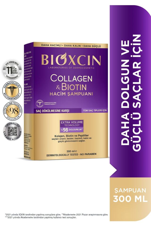 BIOXCIN BİOTİN COLLAGEN ŞAMPUAN 300ML