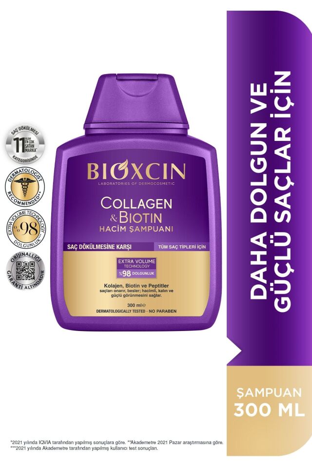 BIOXCIN BİOTİN COLLAGEN ŞAMPUAN 300ML