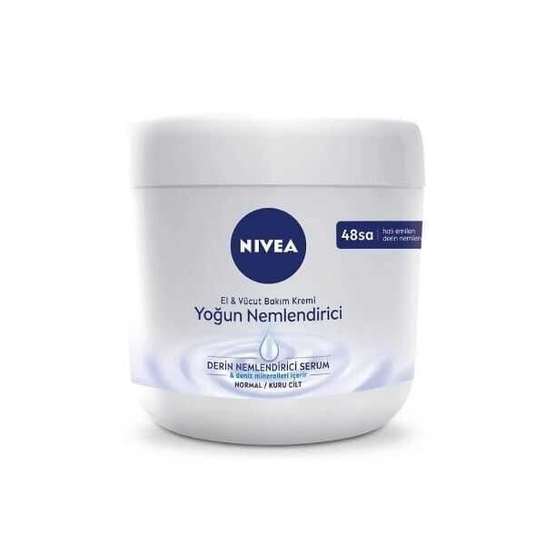 NIVEA EL VUCUT KREM KAVANOZ YOĞUN NEM 400 ML