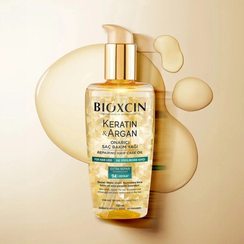 BIOXCIN SAÇ BAKIM YAĞI ONARICI KERATİN & ARGAN 150 ML