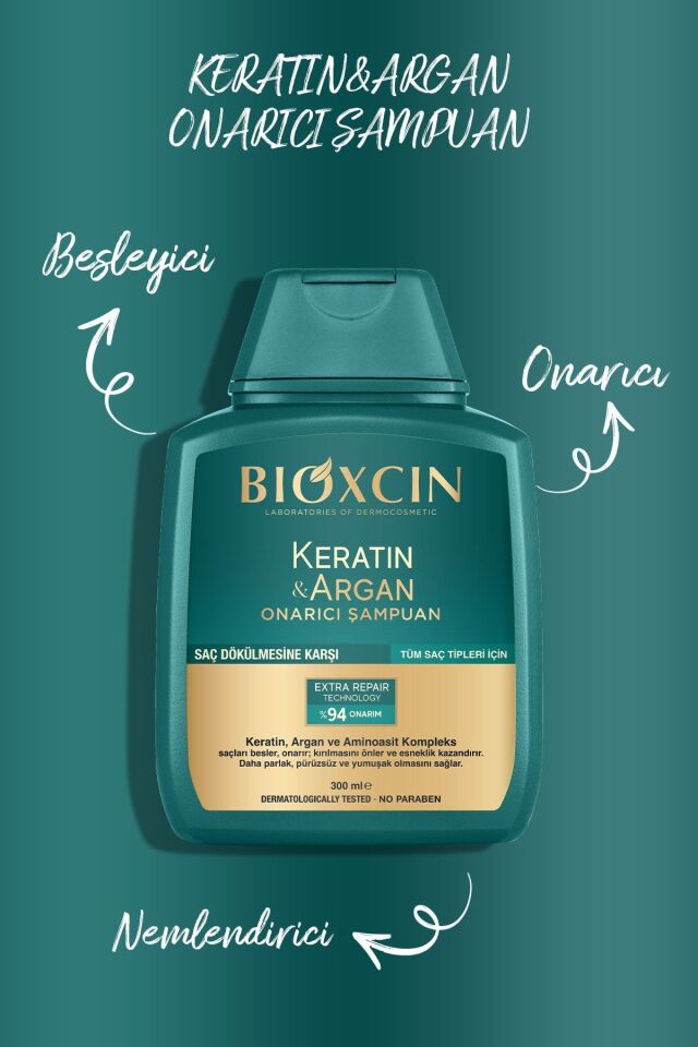 BIOXCIN KERATIN ARGAN ŞAMPUAN 300ML