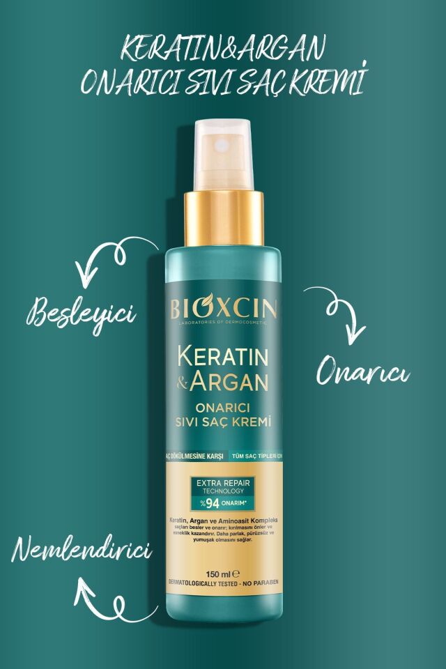 BIOXCIN KERATIN ARGAN SIVI SAC KREMI 150ML