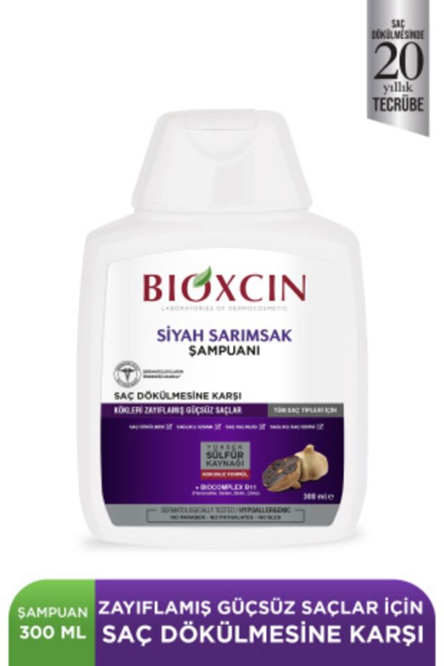 BIOXCIN SIYAH SARIMSAK ŞAMPUANI 300 ML