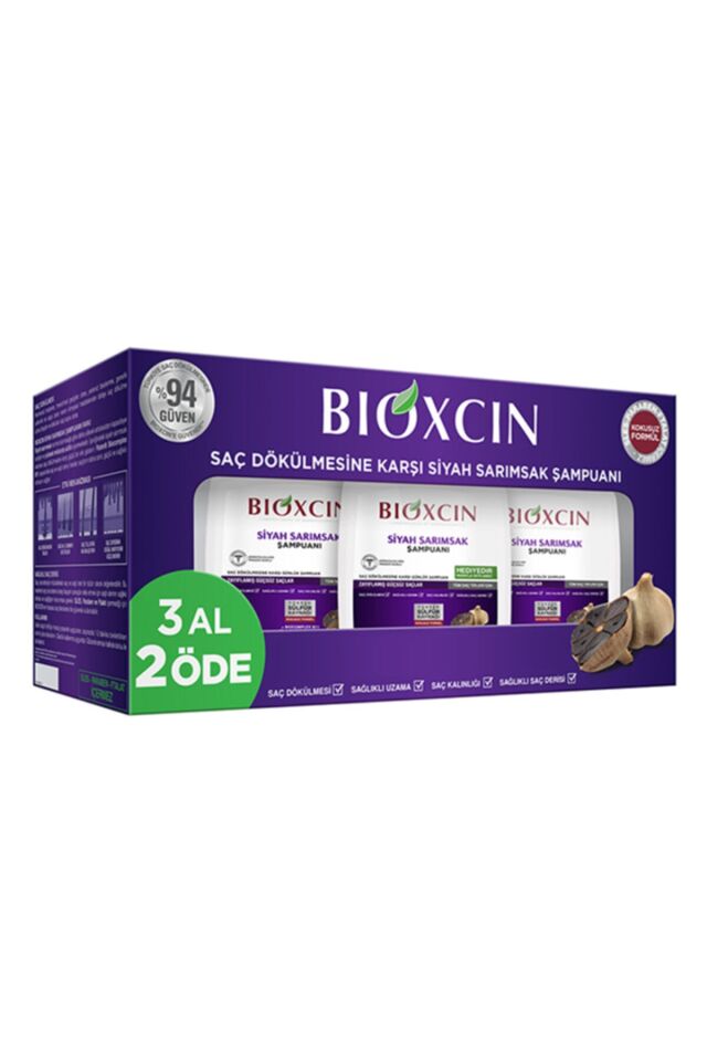 BIOXCIN SİYAH SARIMSAK ŞMPUANI 3AL 2ÖDE