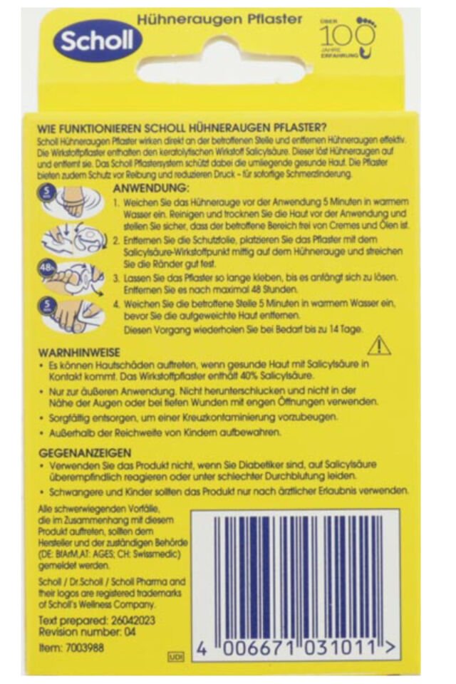 SCHOLL NASIR SÖKÜCÜ FLASTER