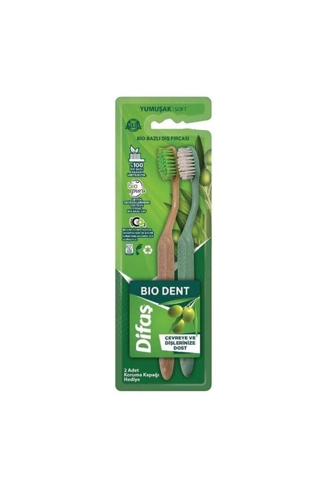 DİFAŞ BİO DENT YUMUŞAK DİŞ FİRÇASI 1+1