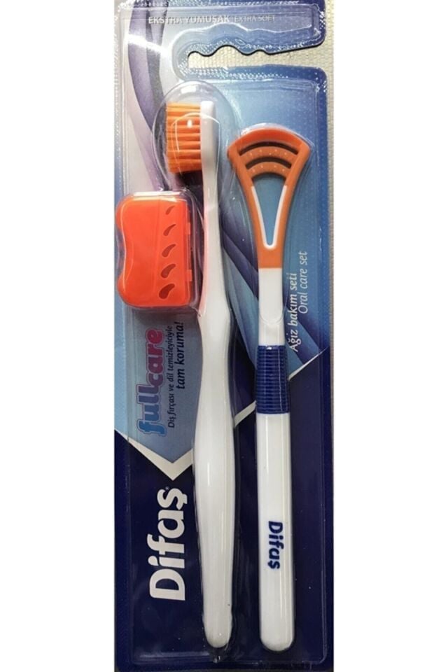 DİFAŞ FULLCARE DİŞ FIRÇASI VE DİL TEMİZLEME SETİ