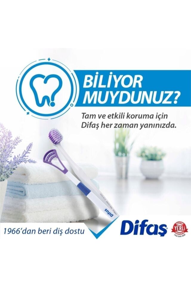 DİFAŞ FULLCARE DİŞ FIRÇASI VE DİL TEMİZLEME SETİ