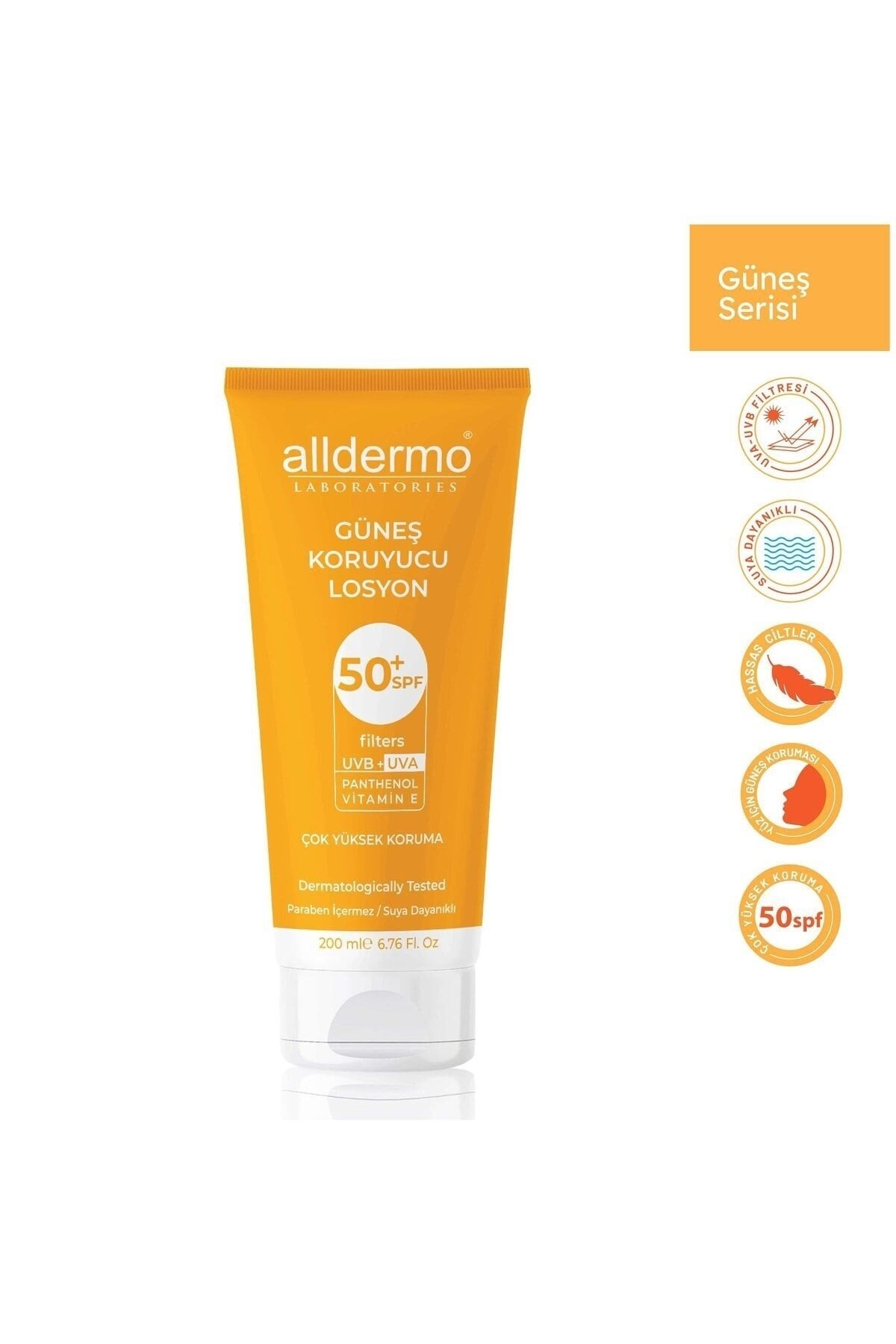 ALLDERMO GUNES LOSYONU SPF50+ 200ML