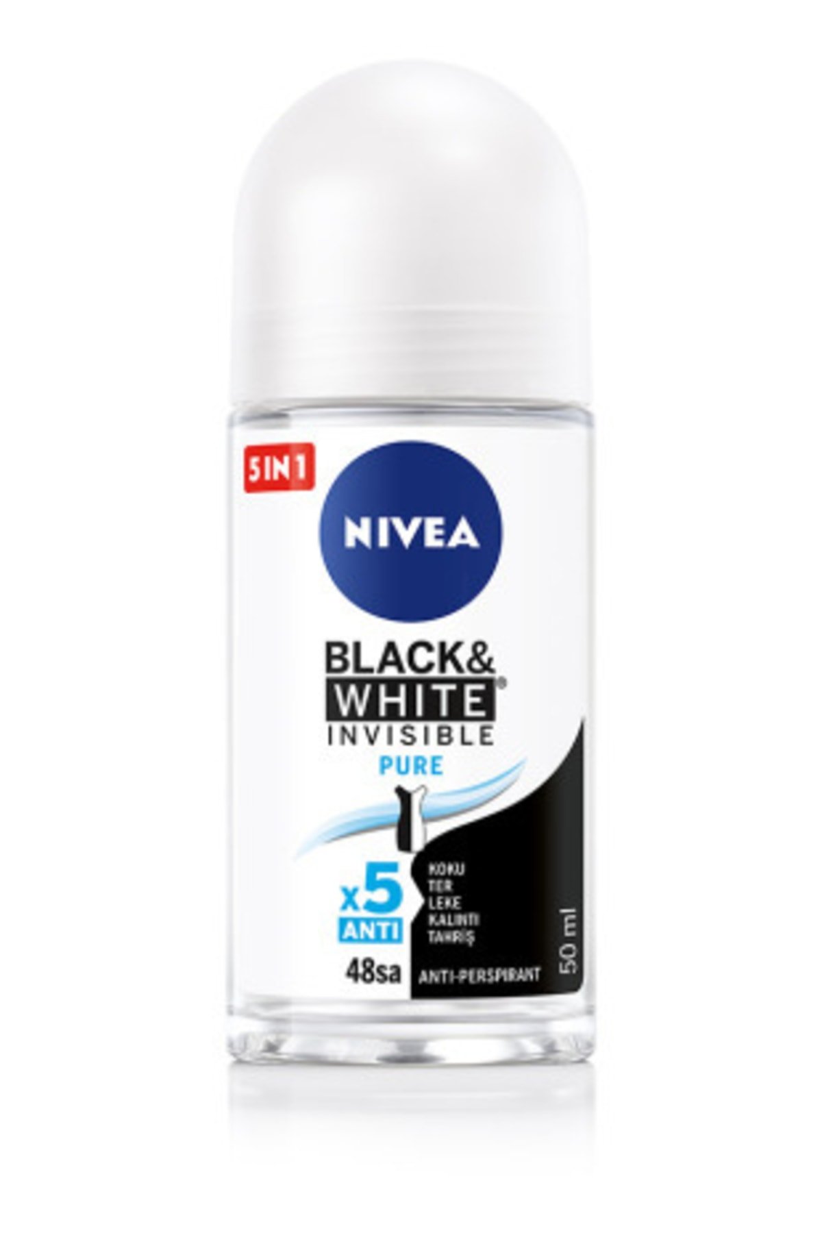 NIVEA ROLL ON WOMEN BLACK&WHITE INVISIBLE PURE 50ML
