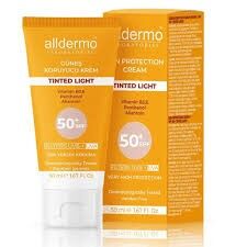 ALLDERMO SPF50 TİNTED LİGHT KREM 50 ML