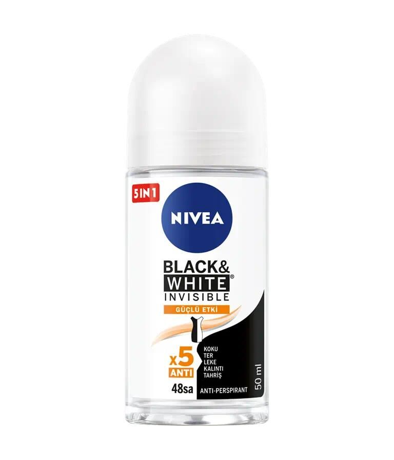 NIVEA ROLL ON WOMEN BLACK&WHITE INVISIBLE GÜÇLÜ ETKİ 50 ML