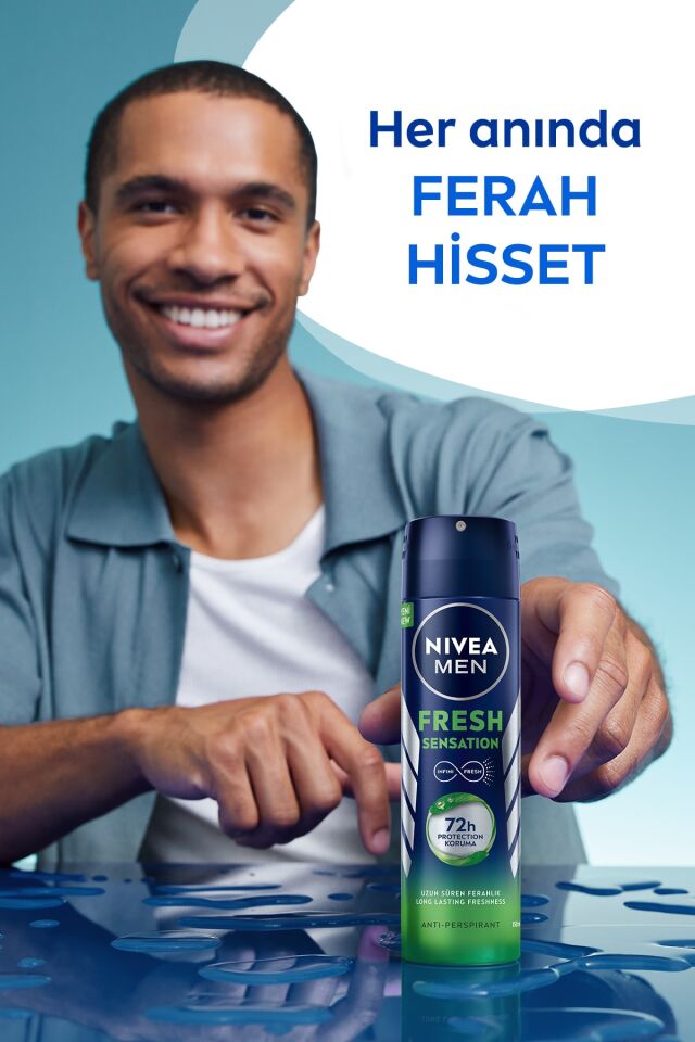NIVEA DEODORANT FOR MEN FRESH SENSATION 150 ML