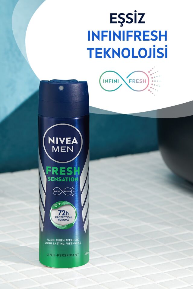 NIVEA DEODORANT FOR MEN FRESH SENSATION 150 ML