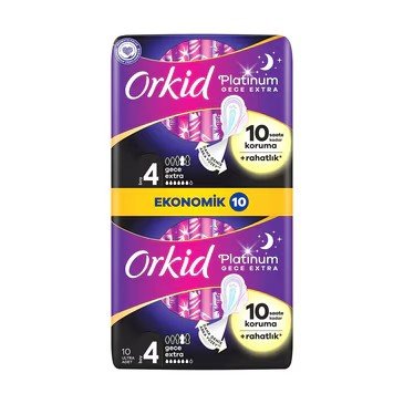ORKİD PLATİNUM GECE EKSTRA BOY 4 10'LU