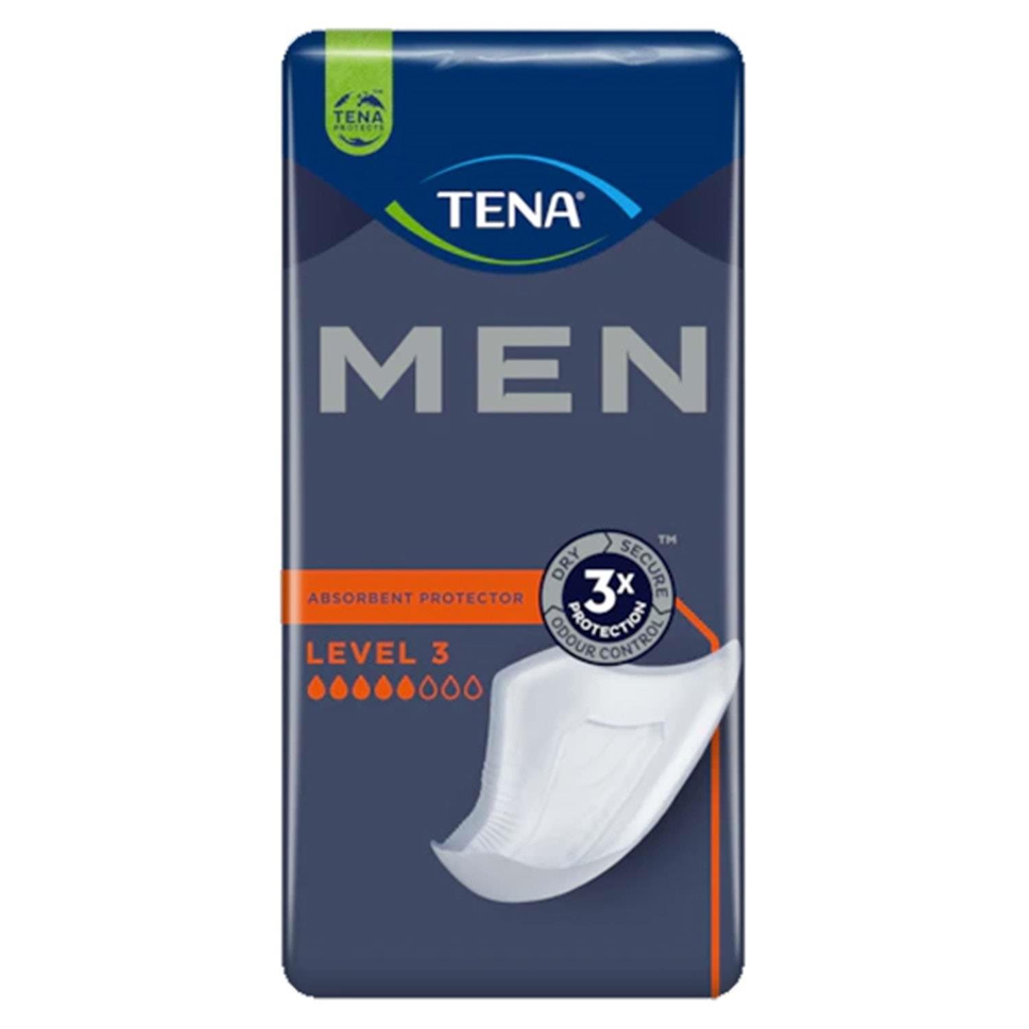 TENA ERKEK MESANE PEDİ SUPER LEVEL 3 16 LI