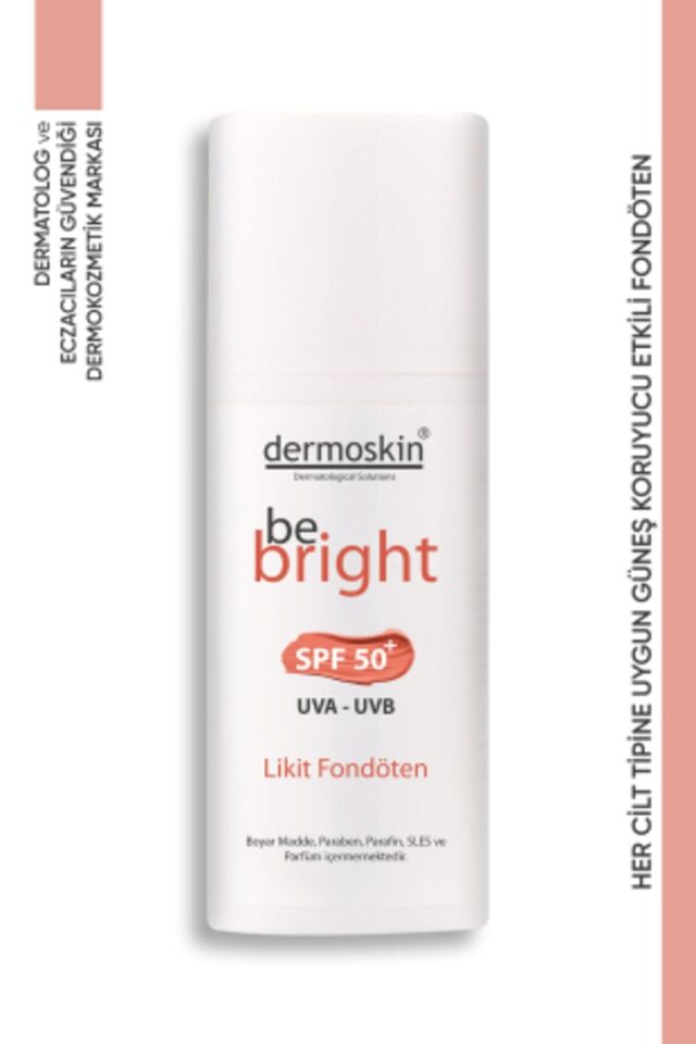 DERMOSKIN BE BRIGHT LIKIT FONDÖTEN SPF 50 33ML