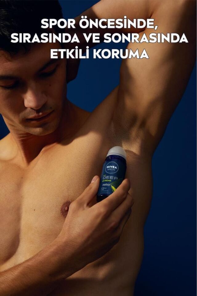 NIVEA MEN DEEP EXTREME ROLL ON 50 ML