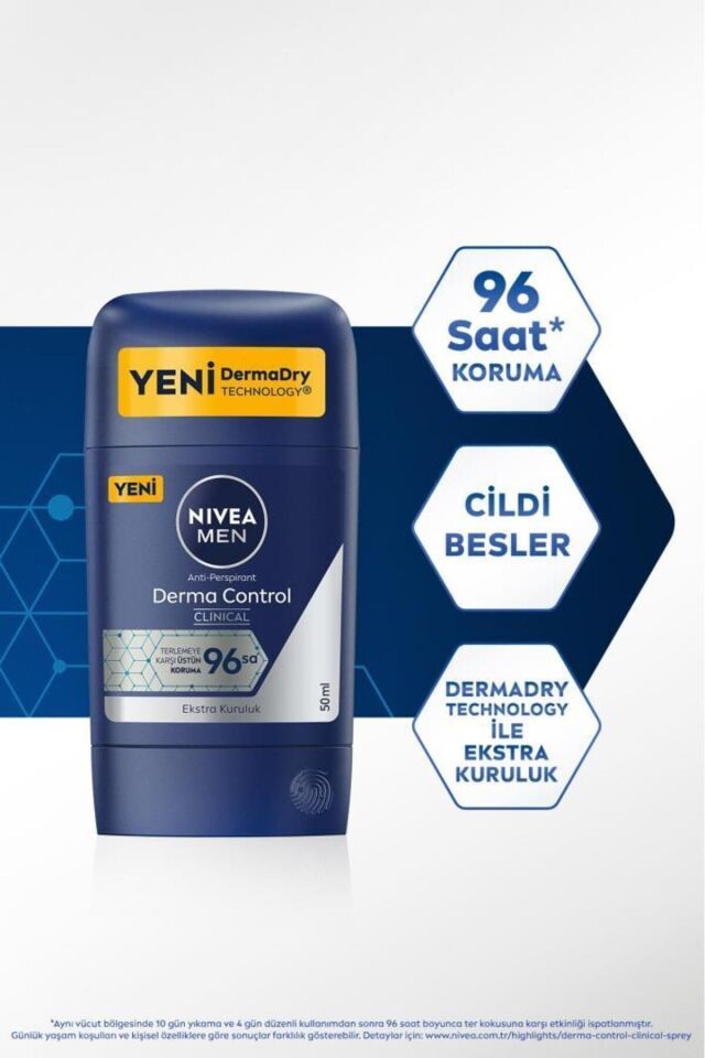 NIVEA MEN STICK DERMA CONTROL CLINICAL 50 ML