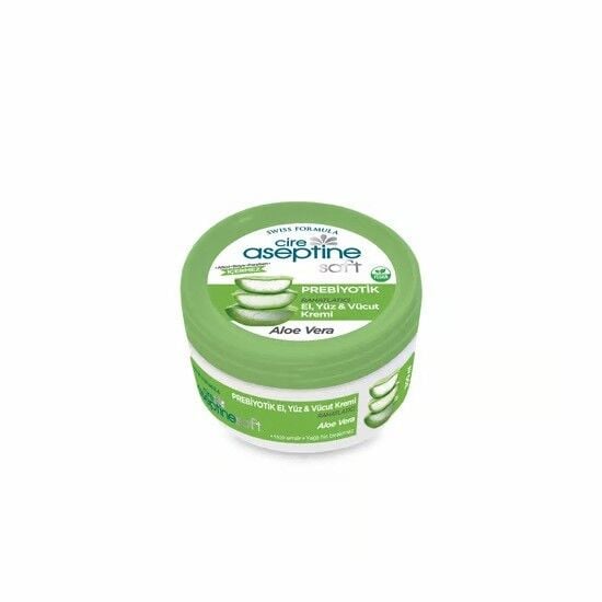 CİRE ASEPTİNE SOFT PREBİYOTİK ALOEVERA EL, YÜZ VE VÜCUT KREMİ 300 ML