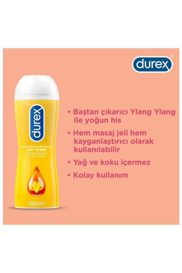 DUREX MASAJ JELİ BAŞTAN ÇIKARICI YLANG YLANG 200 ML