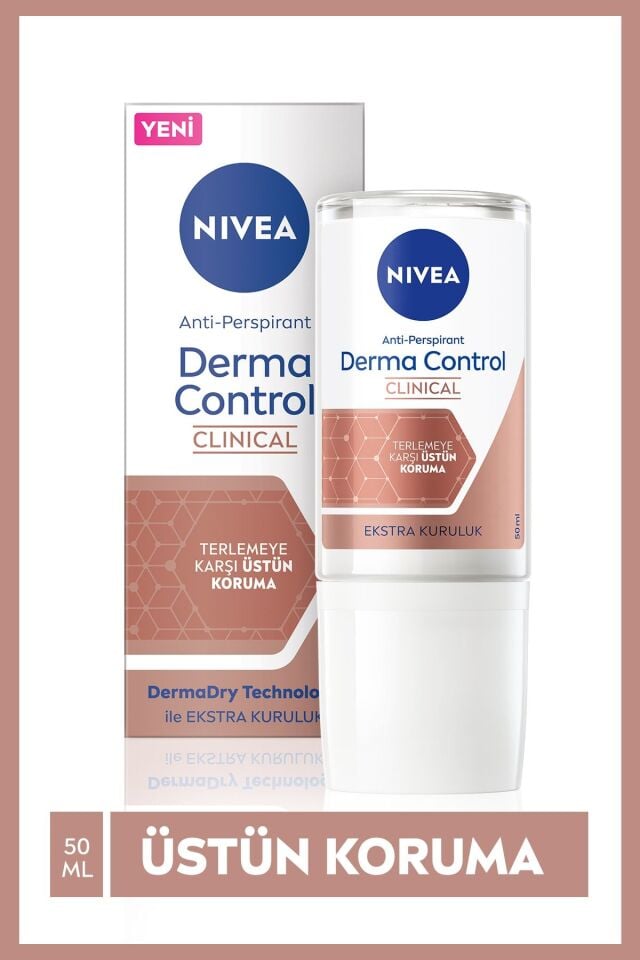 NİVEA DERMA CONTROL CLİNİCAL KADIN ROLL-ON 50 ML