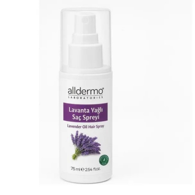ALLDERMO LAVANTA YAĞLI BİT KOVUCU SAÇ SPREYİ 75 ML