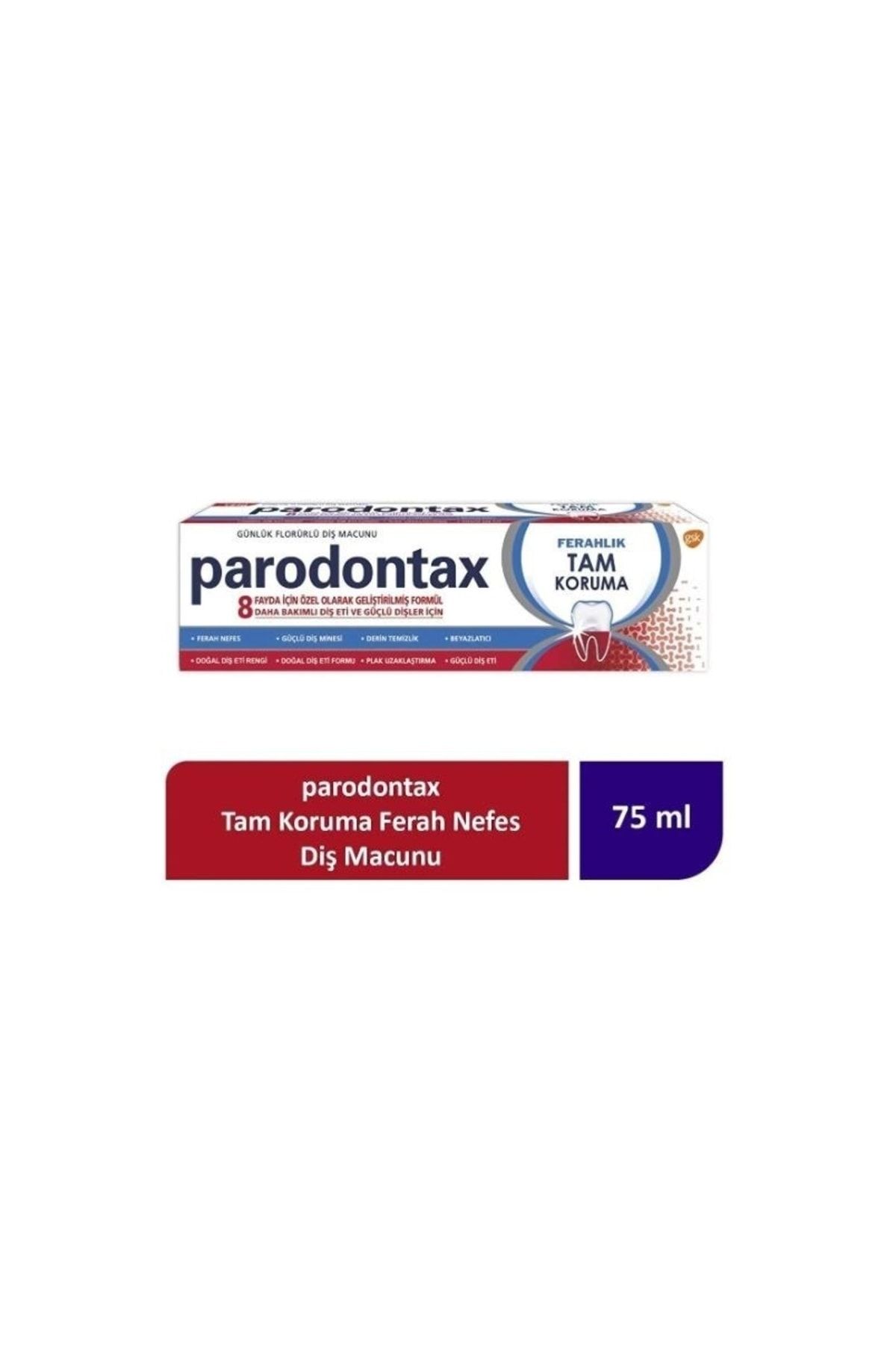 PARODONTAX TAM KORUMA FERAH 75ML DİŞ MACUNU