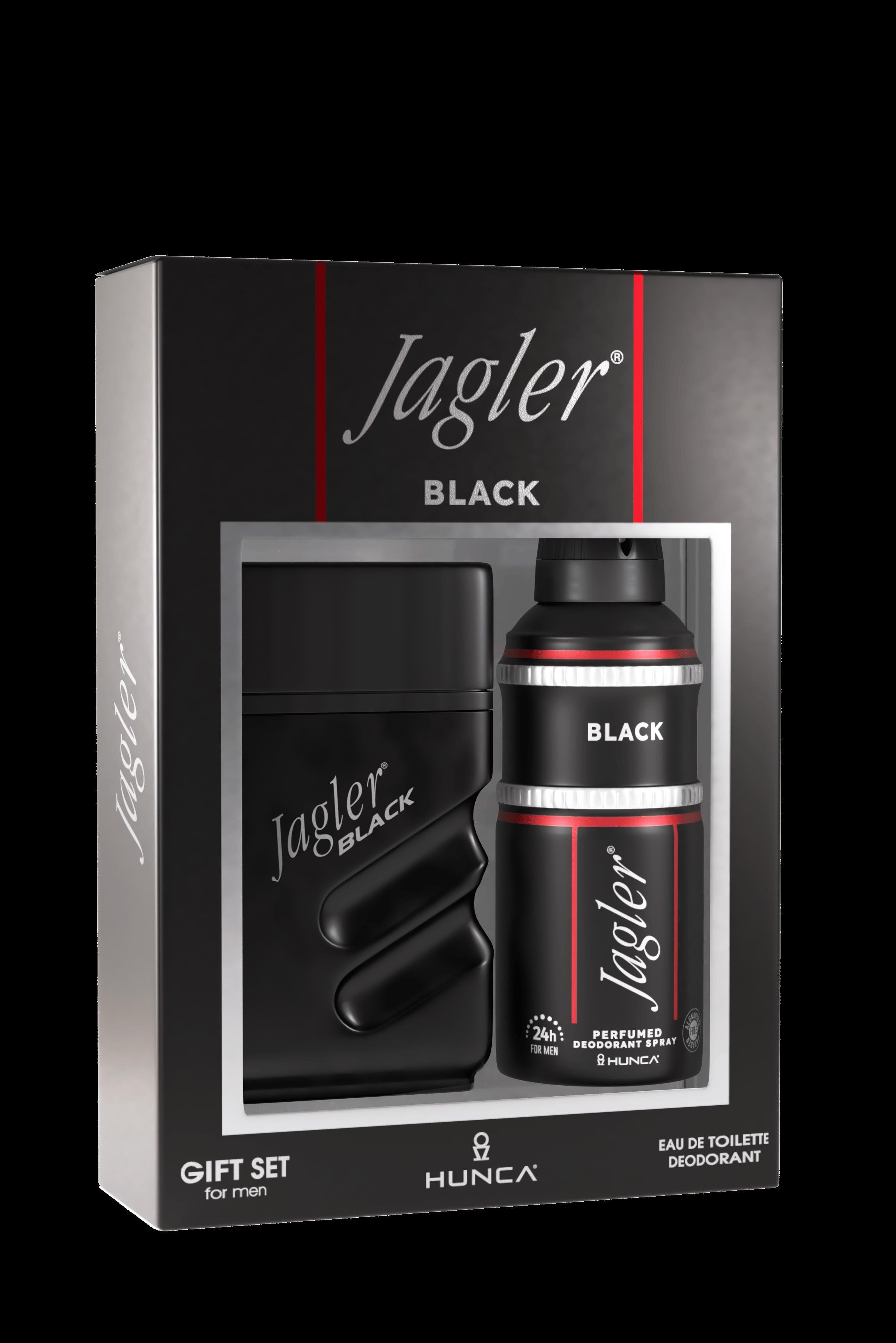 JAGLER KOFRE FOR MEN EDT+DEODORANT BLACK