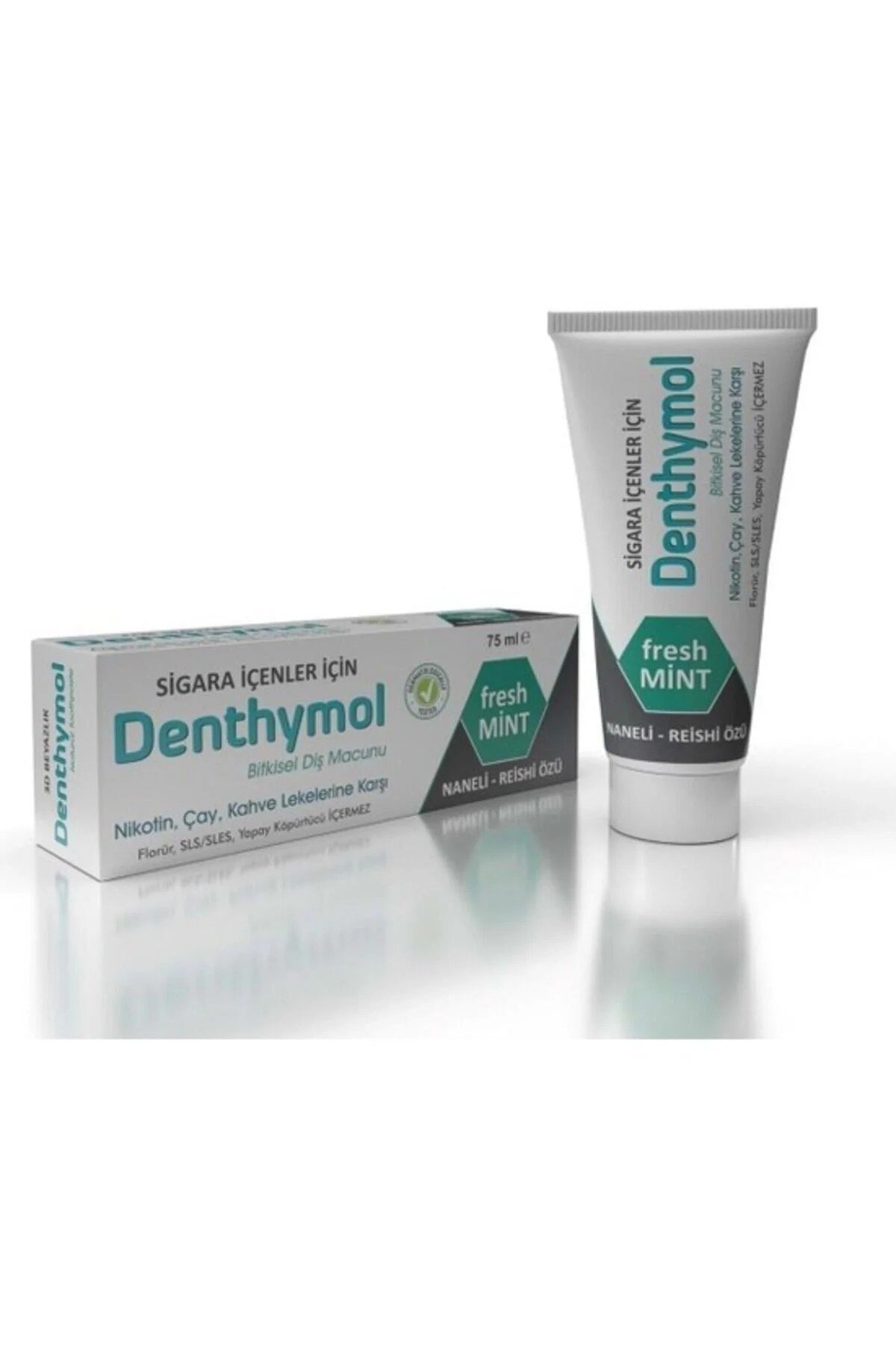 DENTHYMOL BİTKİSEL SİGARA İÇENLER İÇİN DİŞ MACUNU 75 ML