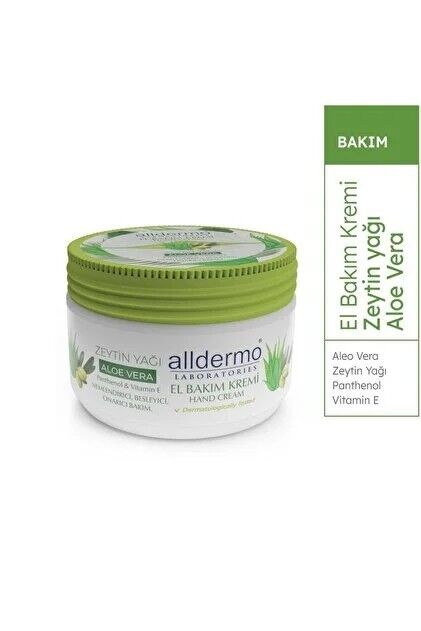 ALLDERMO ZEYTİNYAĞI SUSAM TÜP NEMLENDİRİCİ EL KREMİ 250 ML