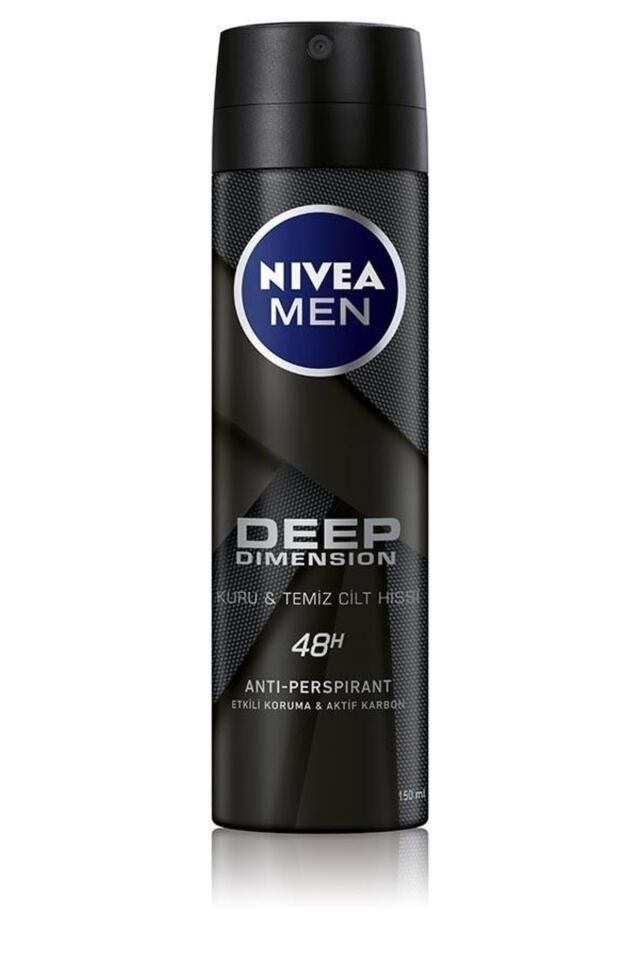 NIVEA DEODORANT FOR MEN SPREY DEEP DIMENSION 150 ML