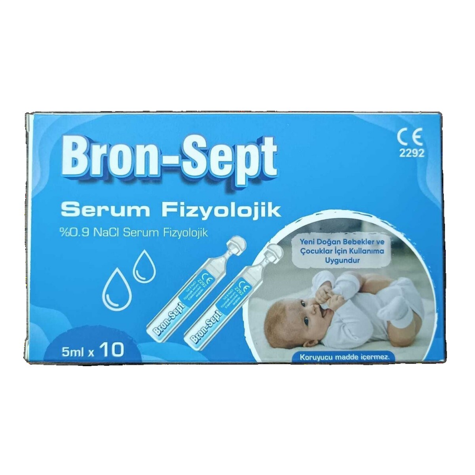 BRON-SEPT SERUM FİZYOLOJİK 5 ML 10'LU FLAKON